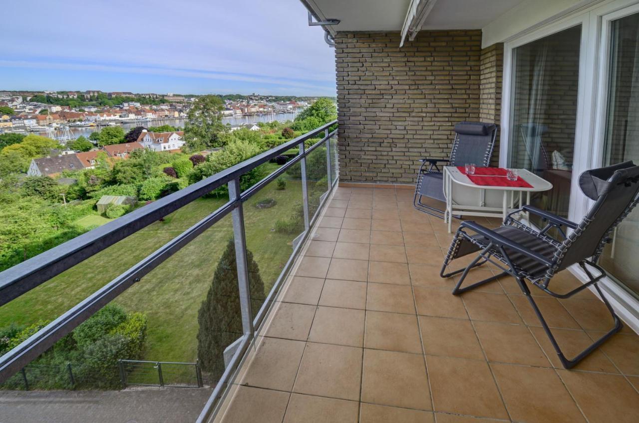 Fewo1846 - Flensview - Komfortables Studioapartment Mit Balkon Und Hafenblick Flensburg Exterior foto